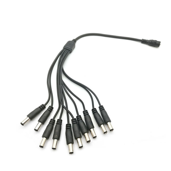 Laser Connector Wire Divided Into Ten Wires 레이저 모듈 DC Power Cord - Click Image to Close